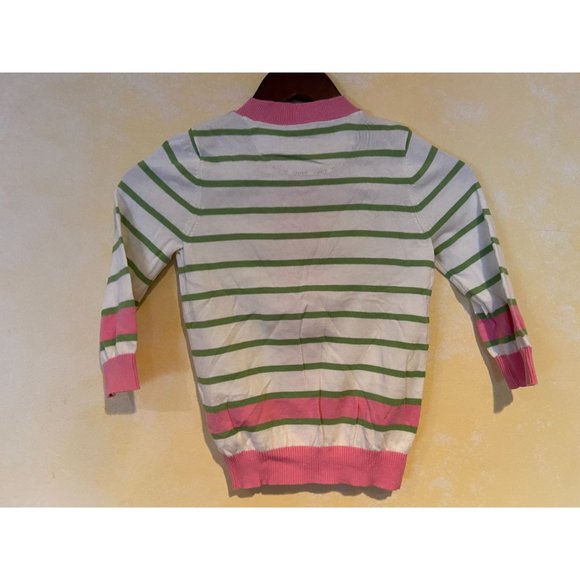 Girls Size 8 Nicholas & Bears Stripe Cardigan Sweater - Picture 3 of 3